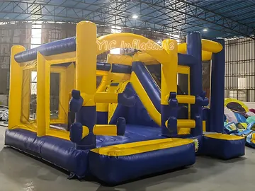 custom inflatable bounce-and-slide attraction detail view