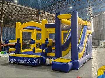 custom inflatable bounce-and-slide attraction detail view