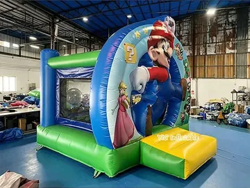 Super Mario character inflatable side view
