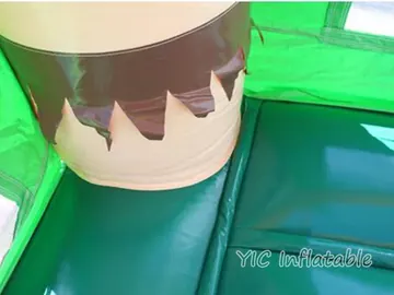 Classic jumping castle rear view