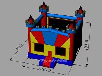 custom inflatable jumper detail view