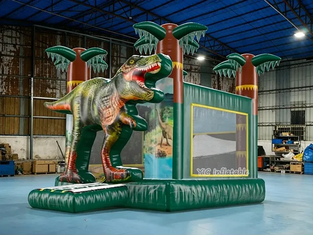 Dinosaur Jungle Inflatable Jumper product image