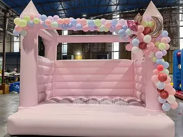 princess themed inflatable jumper detail view