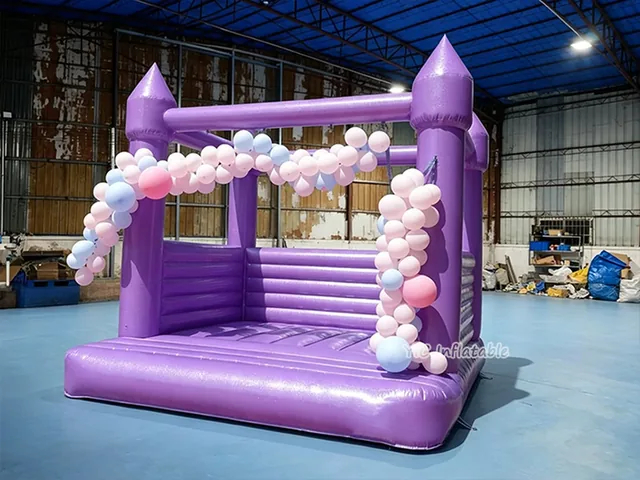 Purple Balloon Bounce House product image