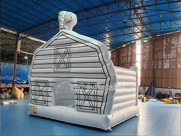 custom inflatable jumper rear view