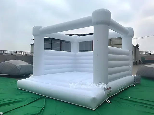 White Wedding Bounce Castle product image