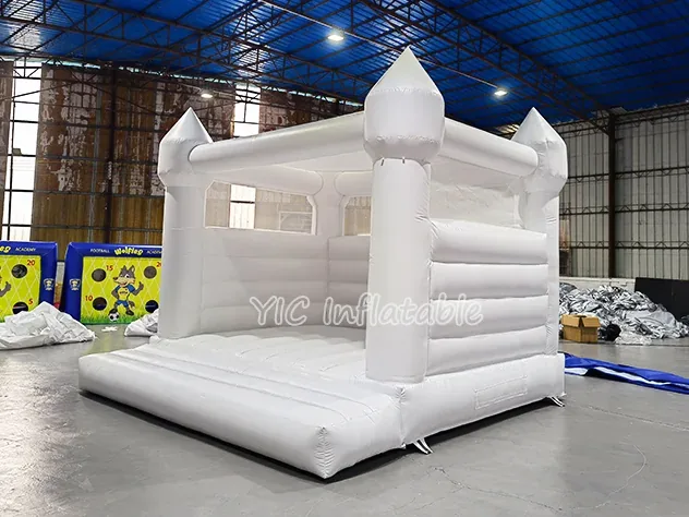 White Wedding Bounce House product image