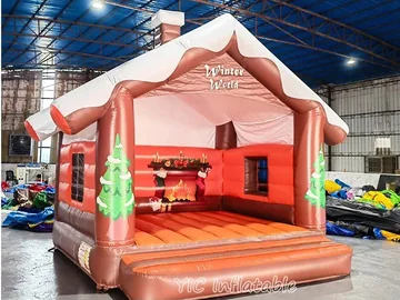 custom inflatable jumper rear view
