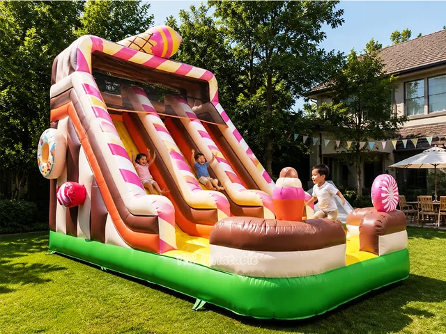 Candy Land Inflatable Slide product image