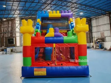 custom standalone inflatable slide detail view