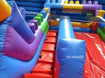 custom standalone inflatable slide detail view
