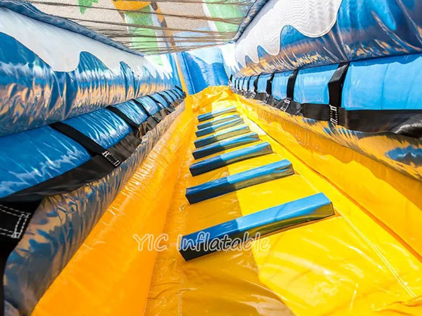 Custom Crocodile Inflatable Slide front view