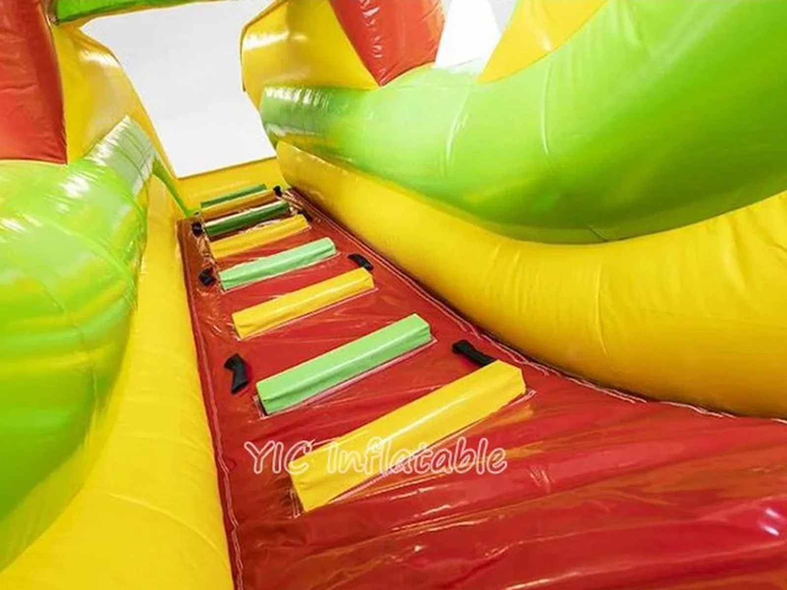 Custom Jungle Adventure Inflatable Slide front view