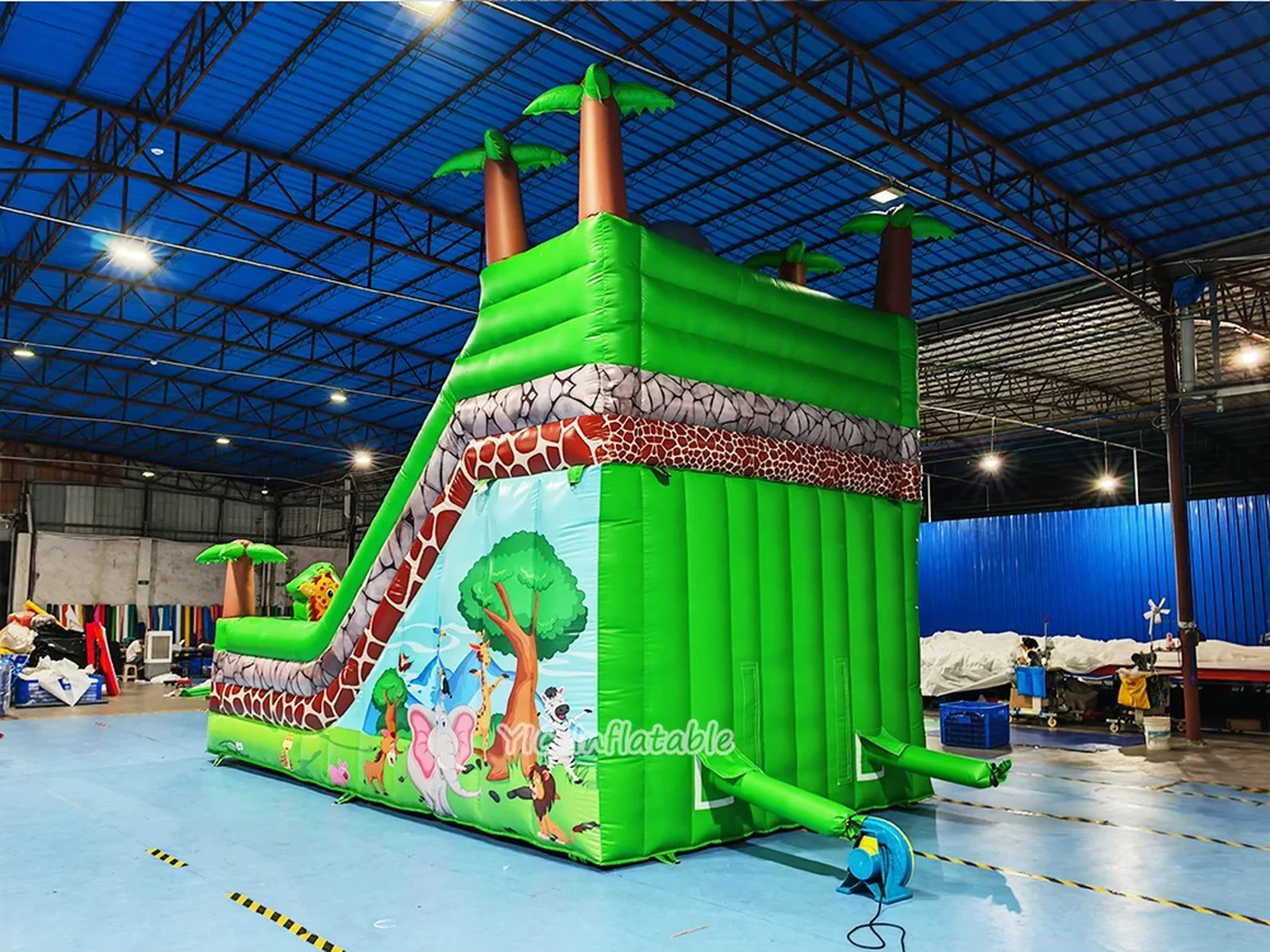 Inflatable Jungle Animal Slide Costumes detail view 4
