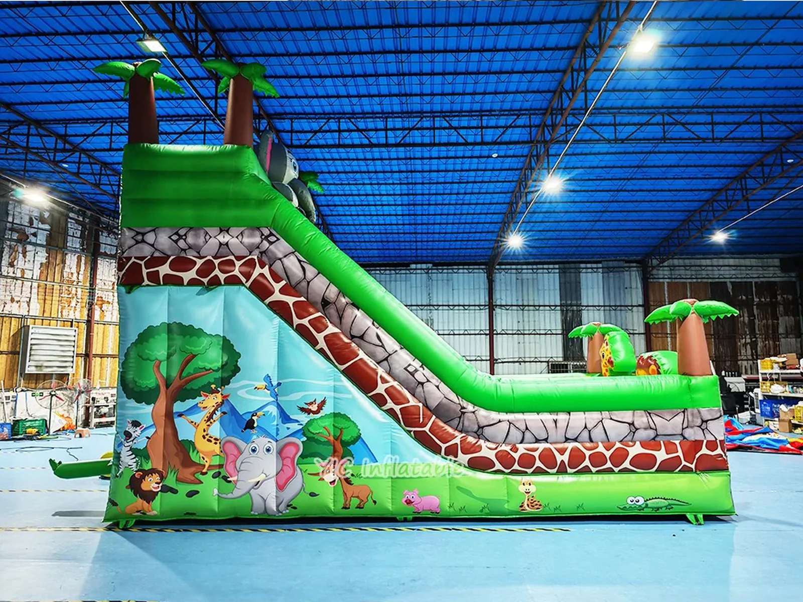 Inflatable Jungle Animal Slide Costumes detail view 5