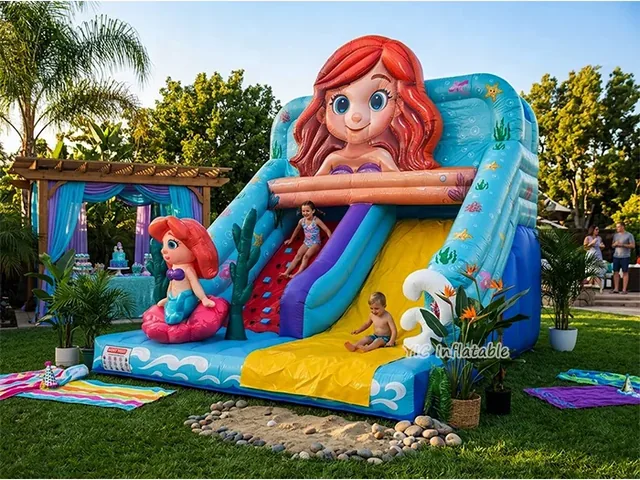 Mermaid Ocean Inflatable Slide product image