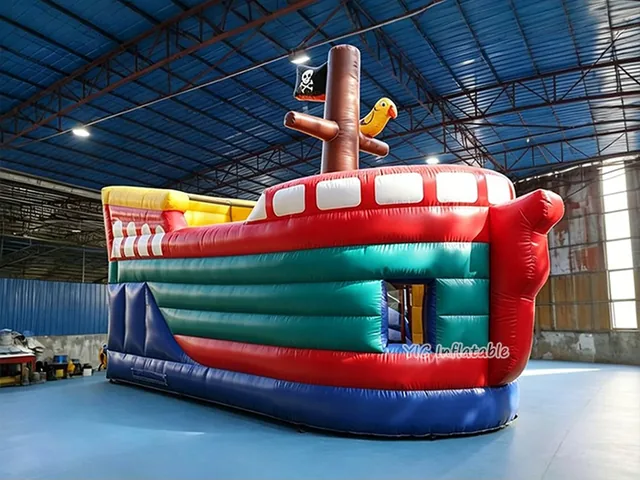 Pirate Boat Inflatable Slide Attraction product image