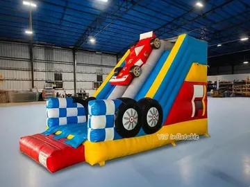 custom standalone inflatable slide detail view