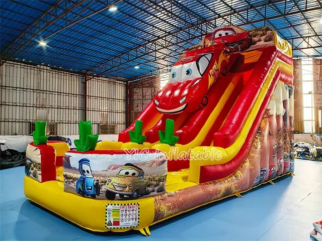 Racing Car Inflatable Slide product image