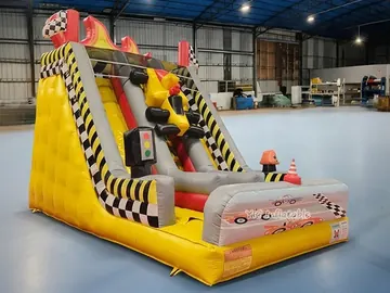 custom standalone inflatable slide detail view