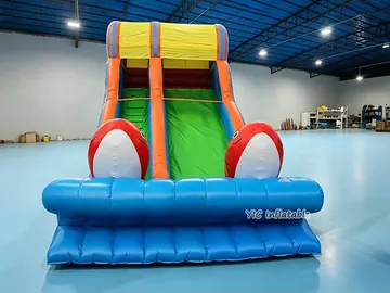 custom standalone inflatable slide detail view