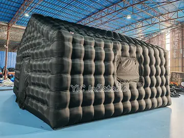 bubble themed air-supported event tent detail view