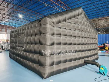 bubble themed air-supported event tent detail view