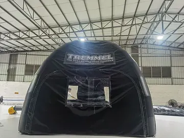 custom air-supported event tent detail view