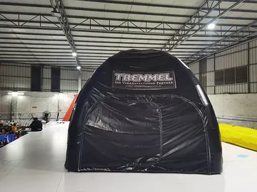 custom air-supported event tent detail view