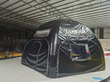 custom air-supported event tent detail view