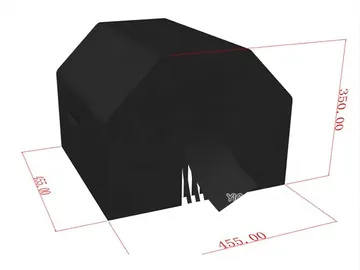 custom air-supported event tent detail view