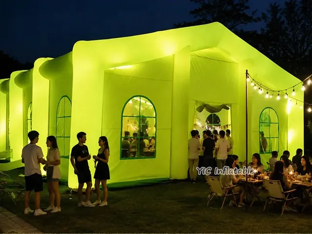 Large Inflatable Party Tent with LED Lighting product image