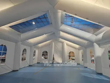 custom air-supported event tent detail view