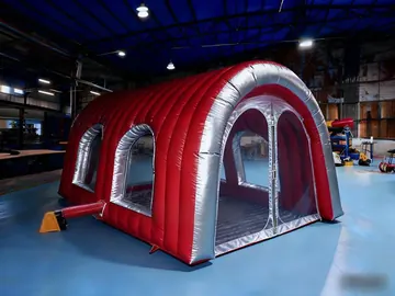custom air-supported event tent detail view