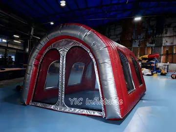 custom air-supported event tent detail view
