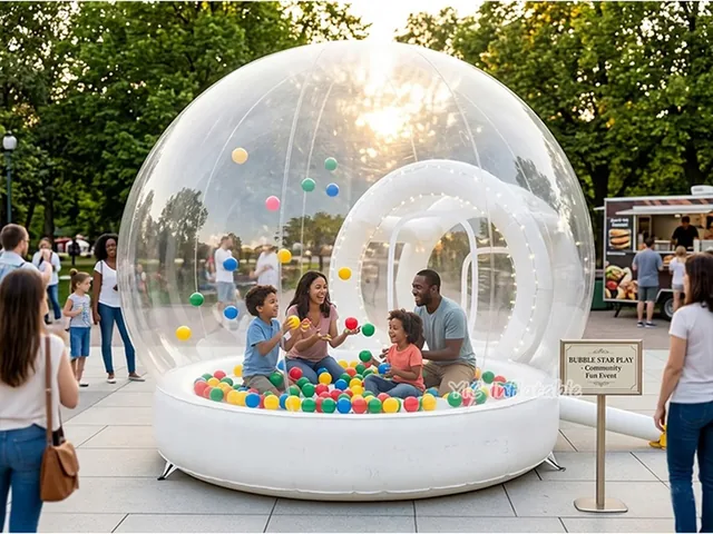 Transparent Inflatable Bubble Play Tent product image