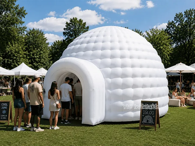White Inflatable Dome Event Tent product image
