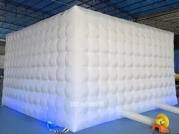 custom air-supported event tent detail view