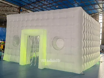 custom air-supported event tent detail view