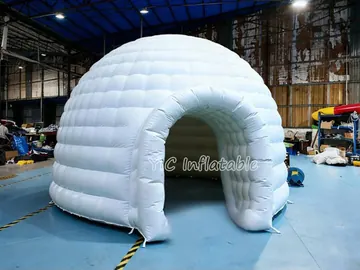 custom air-supported event tent detail view