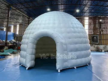 custom air-supported event tent detail view