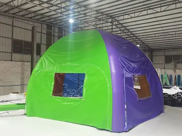 custom air-supported event tent detail view