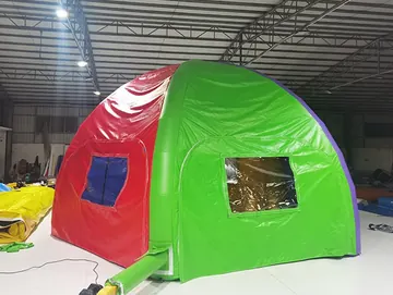 custom air-supported event tent detail view