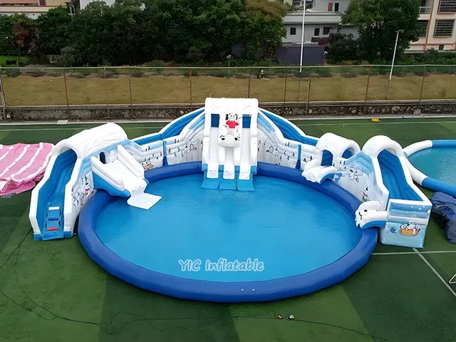 Blue Winter Inflatable Water Park product image