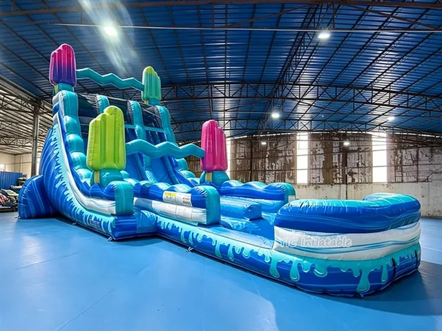 Ice Cream Dual-Lane Water Slide product image