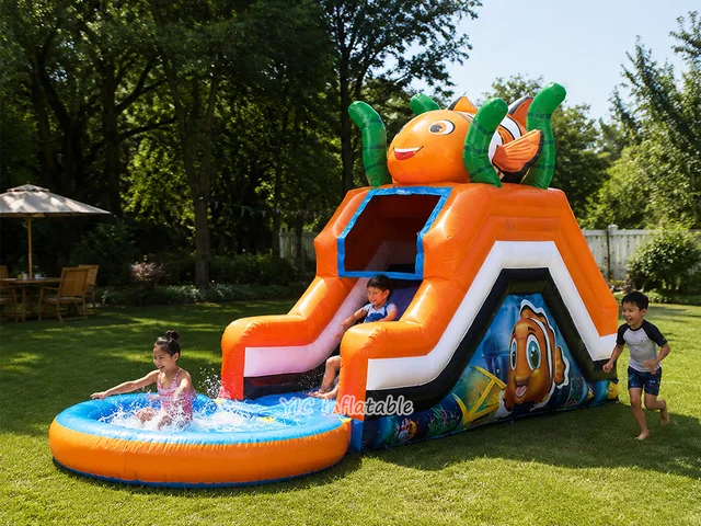 Clownfish Inflatable Water Slide product image