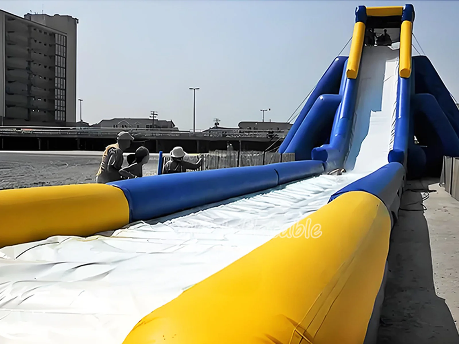 Giant Inflatable Water Slide For Adults commercial attraction view