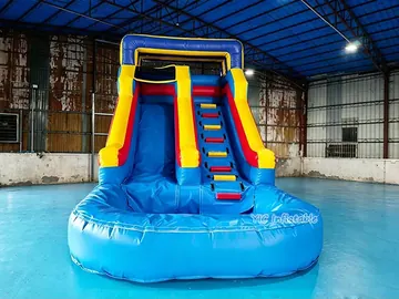 Double Slide Blow Up Water Slide detail view