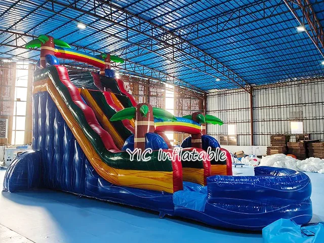 Blue Water Slide Inflatable product image