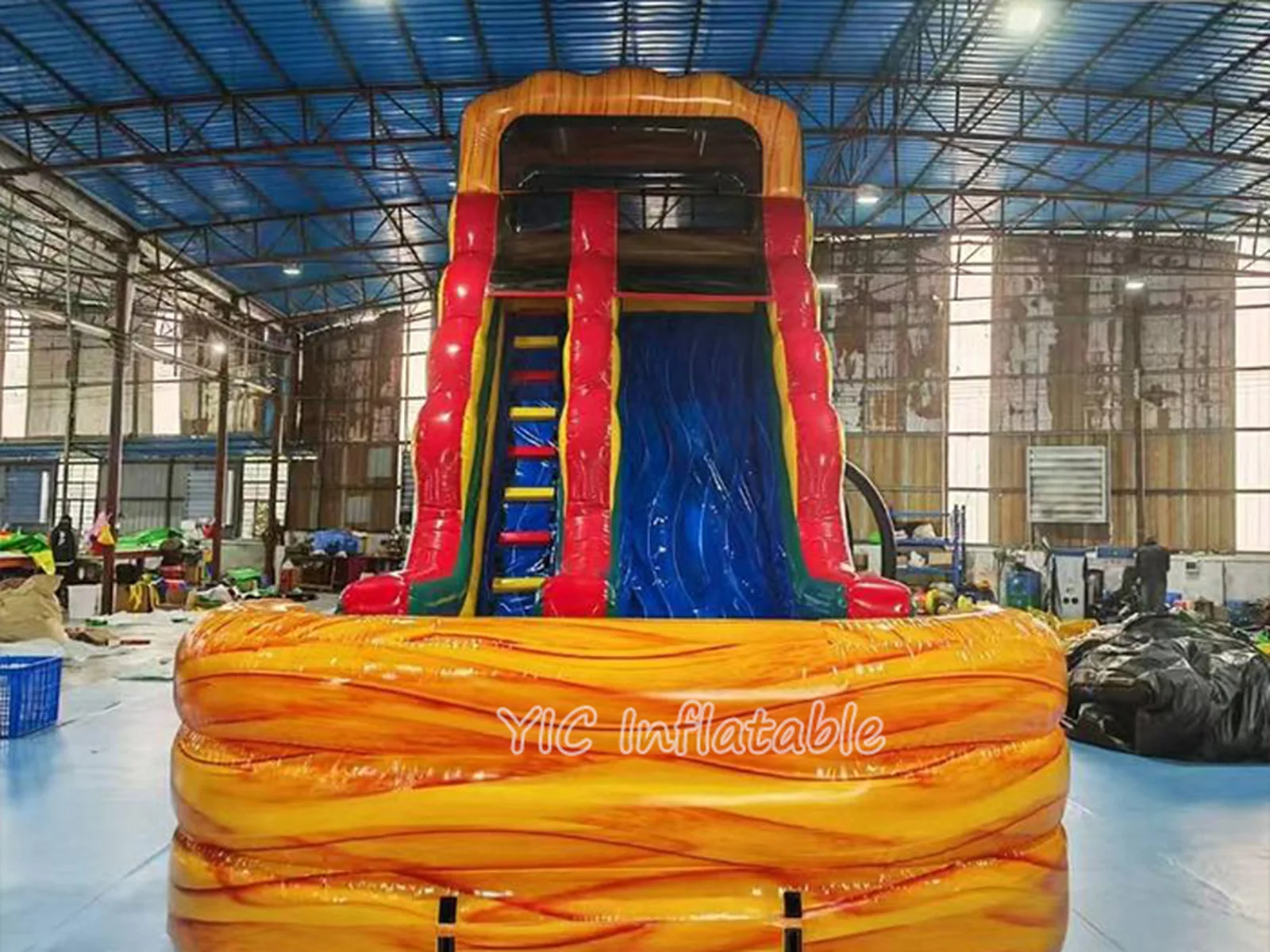 Inflatable Water Slide Multiple Slides detail view